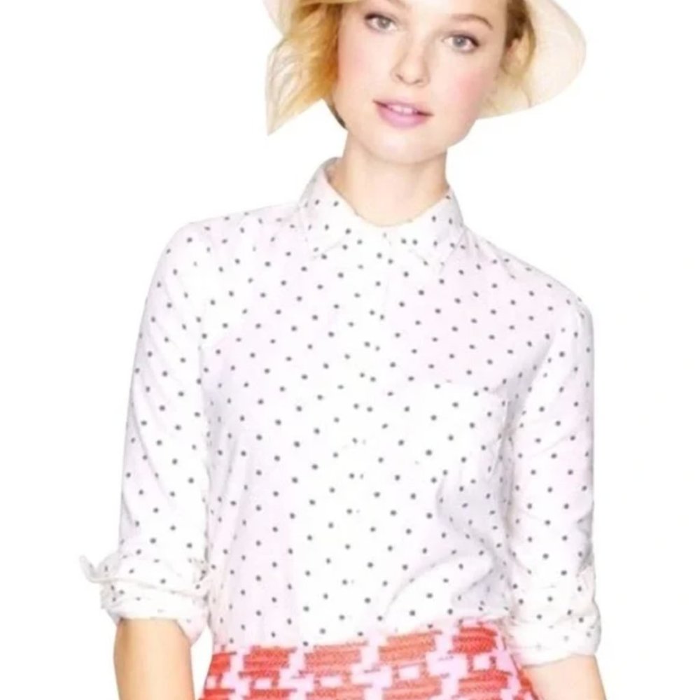 J. Crew Polka Dot Shirt